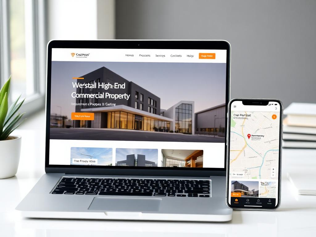 Responsive commercial property website design